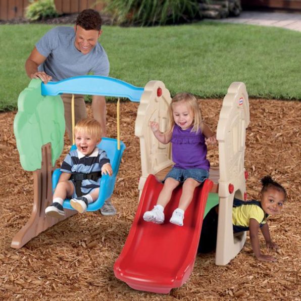 little tyke swing and slide