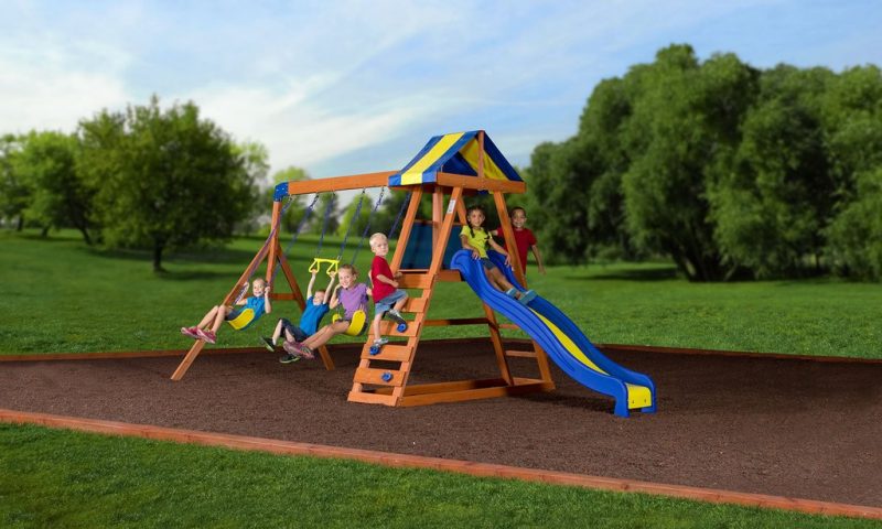 backyard discovery weston cedar swing set