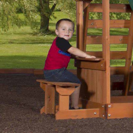 weston cedar swing set