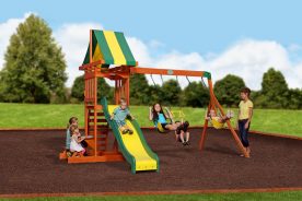 little tikes tree swing set