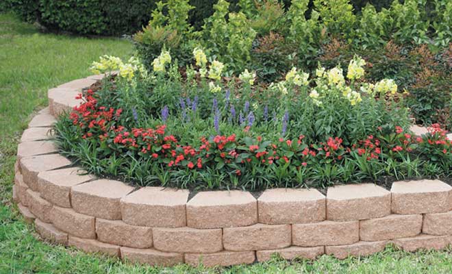 curved landscape edging