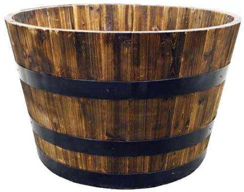 Seasonal Decorating Ideas Using Wooden Whiskey Barrels