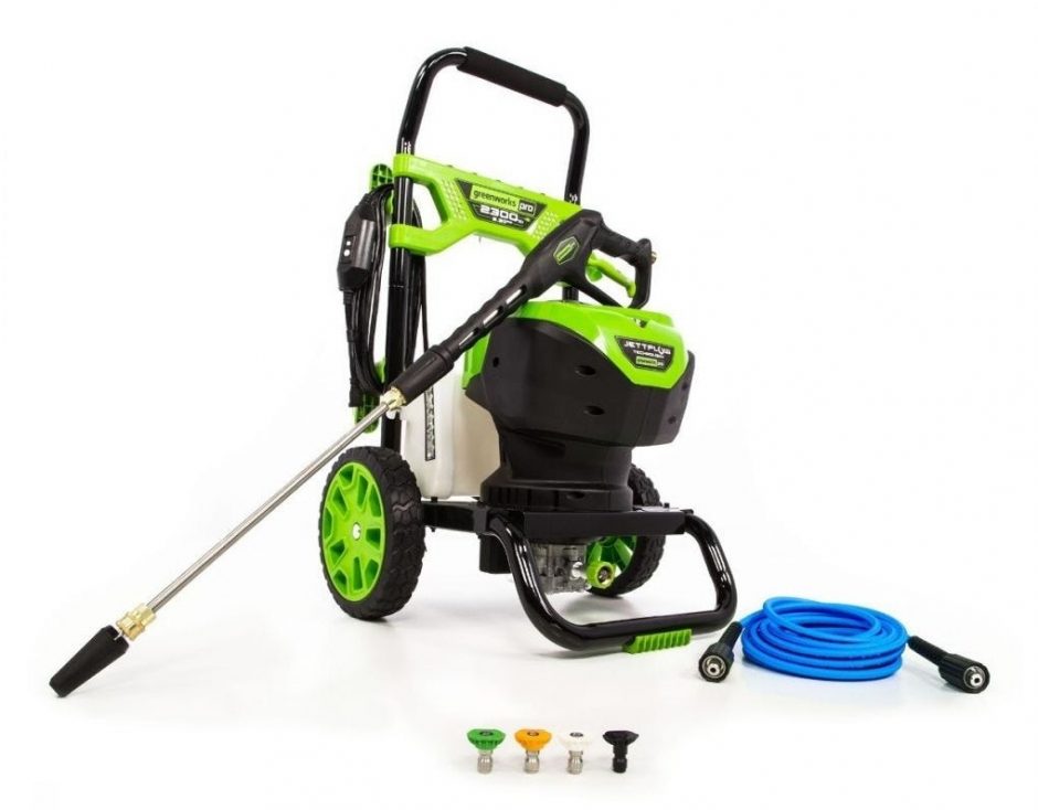 greenworks 2000 psi electric pressure washer review