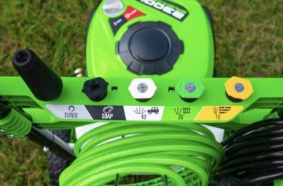 Greenworks Pro 2300-PSI 14 Amp 2.3-GPM Electric Pressure Washer Nozzles Greenworks Pro 2300-PSI 14 Amp 2.3-GPM Electric Pressure Washer Nozzles
