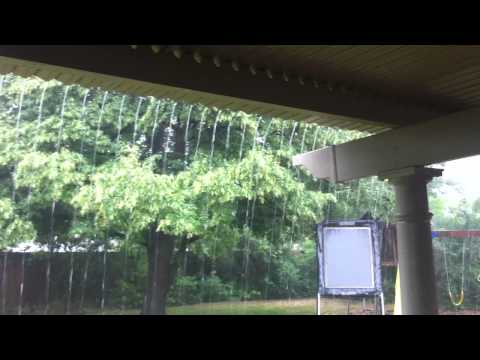 Louvered Roof in Rain Louvered Roof in Rain