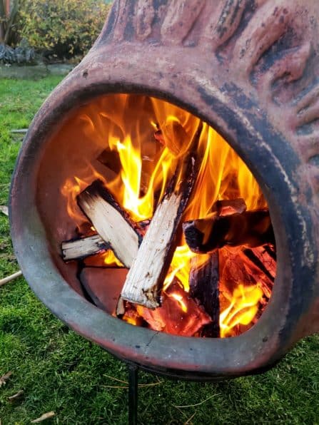 Fire in Chiminea