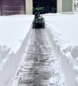 Clearing Width in Snow
