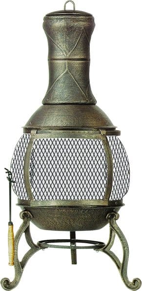 Deckmate Corona Outdoor Steel Chiminea