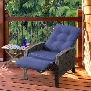 Recliner Chair on Patio