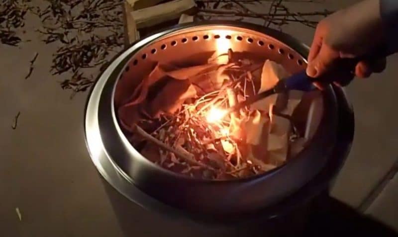 Lighting Solo Stove Fire