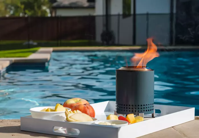 Solo Stove Mesa by Pool Solo Stove Mesa by Pool